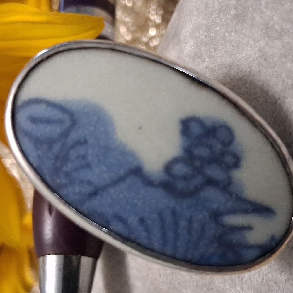 Ming Dynasty Chinese Porcelain Ring